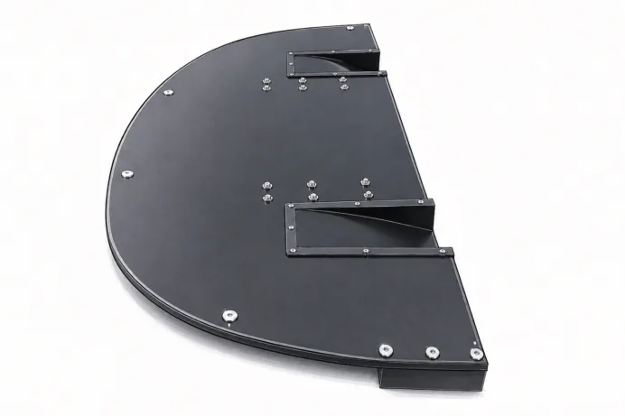 Pair of Professional Awesome splitter diffusers installed in a removable splitter blade