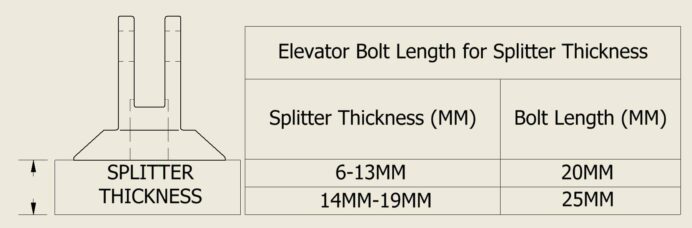 Professional Awesome Splitter Support Rods - Pair - Image 7