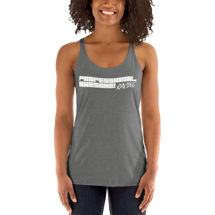 Professional Awesome Racing Ladies' Racerback Tank - Image 3
