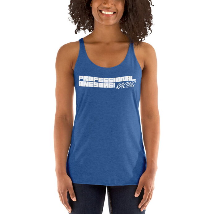Professional Awesome Racing Ladies' Racerback Tank - Image 5