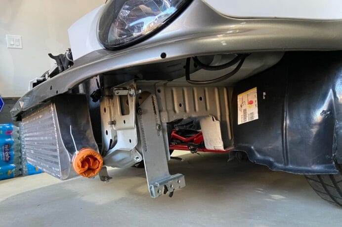 Professional Awesome 2004-05 Subaru Impreza/WRX STI GD/GG Quick Release Splitter Support System - Image 11