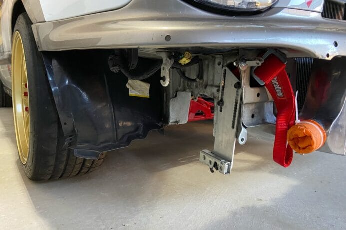 Professional Awesome 2004-05 Subaru Impreza/WRX STI GD/GG Quick Release Splitter Support System - Image 12