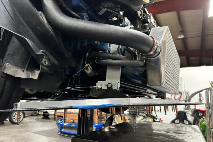 Professional Awesome 2004-05 Subaru Impreza/WRX STI GD/GG Quick Release Splitter Support System - Image 3