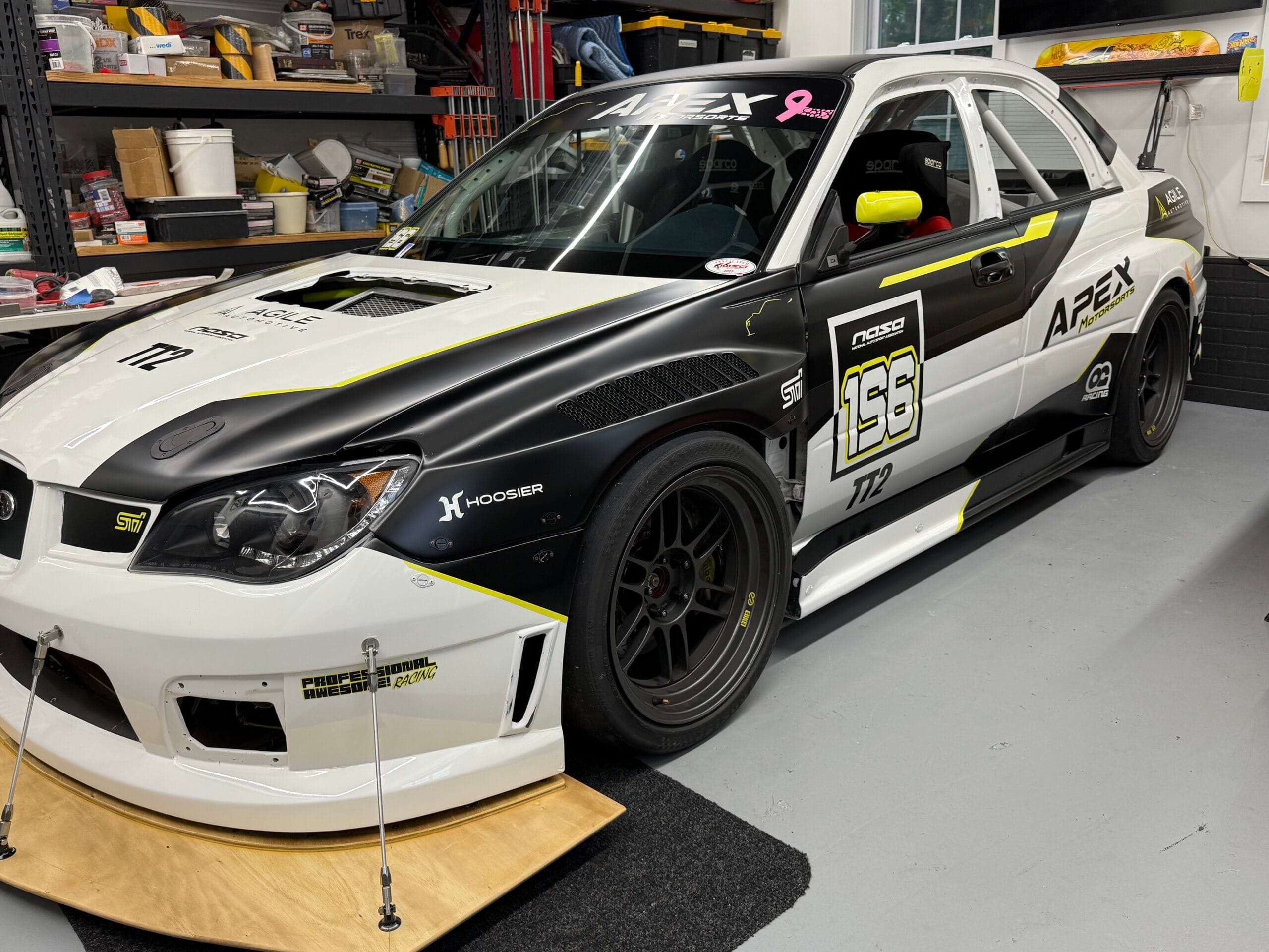 2004 Subaru WRX STI with Professional Aweosme Racing Splitter Support Rods – 00002